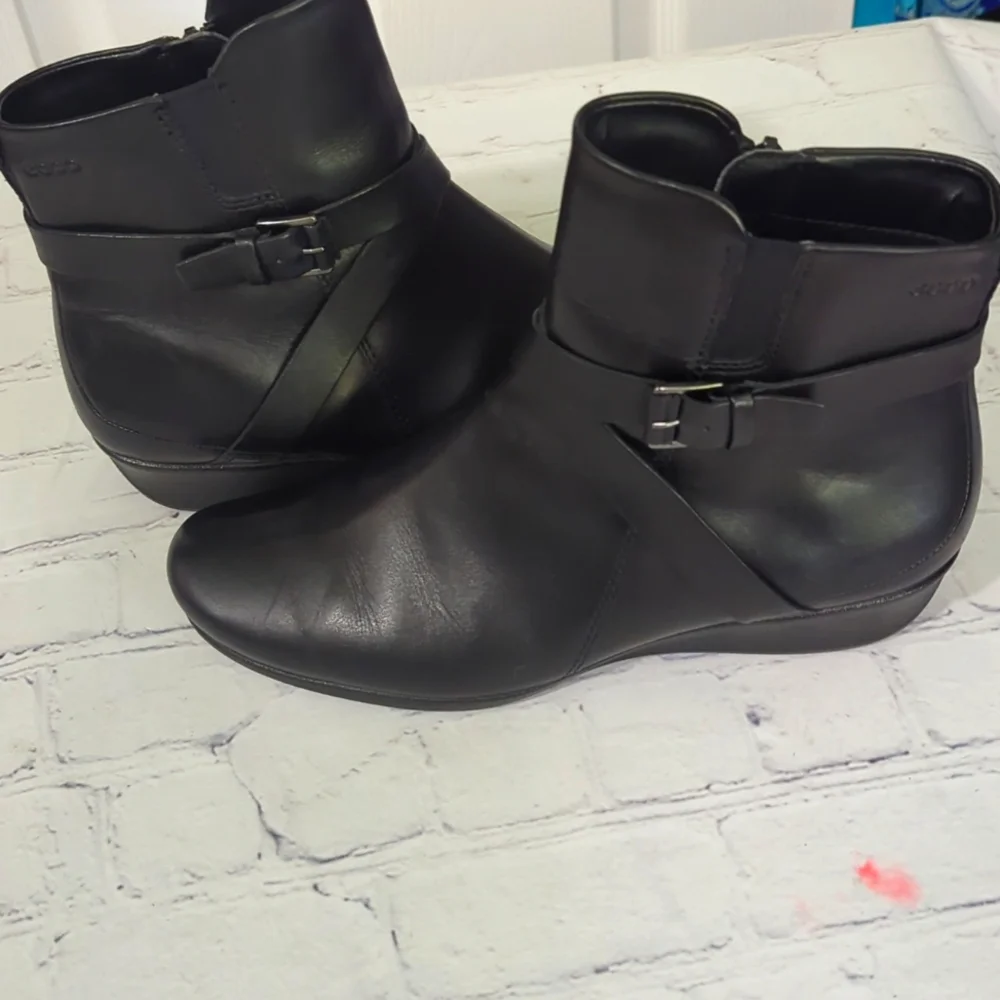 New ECCO Leather Waterproof Metropole Amsterdam Boot Size 9-9.5